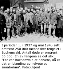 Forferdelige tilstander i Buchenwald